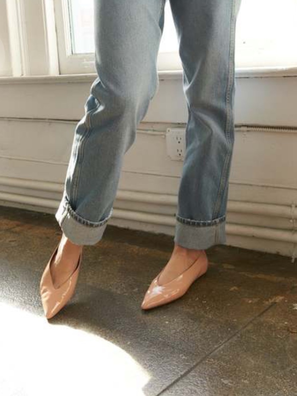 NIB - Rachel Comey - Nude Everleigh Pointed Toe Ballet Flats sz 8 - Picture 3 of 7